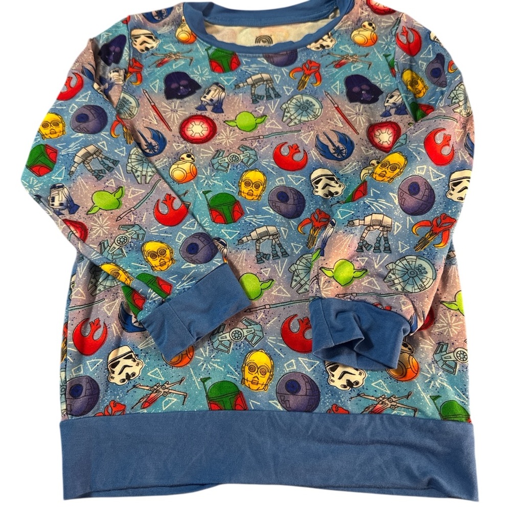 Bamboo Bliss crewneck French terry bamboo, Star Wars,‎ 4T, NWOT